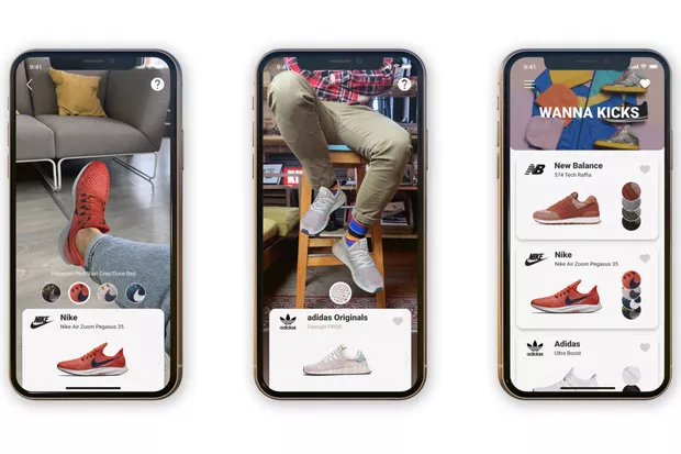 foto de ilustração do wanna kicks, app que simula o tênis que voce deseja através de uma foto de seu pé